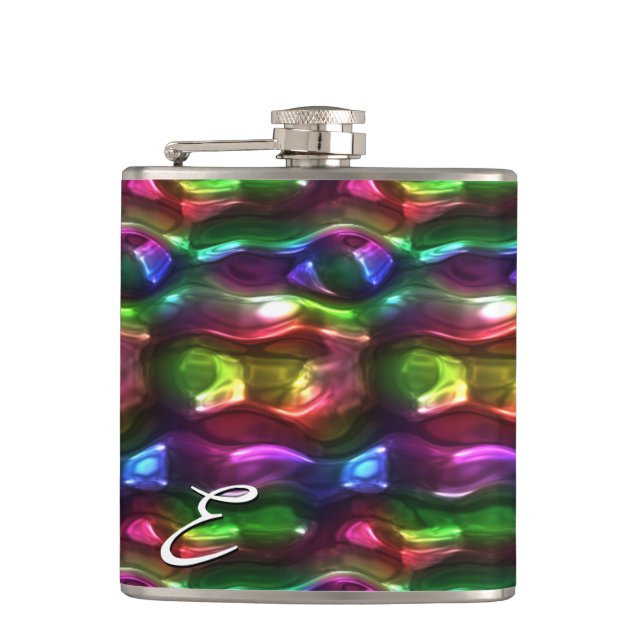 Abstract Art 106 Wrapped Flask (Front)
