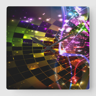 Abstract Art 11 Clock