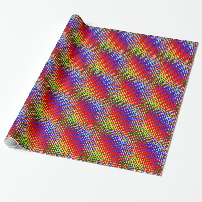 Abstract Art 121 Wrapping Paper (Unrolled)