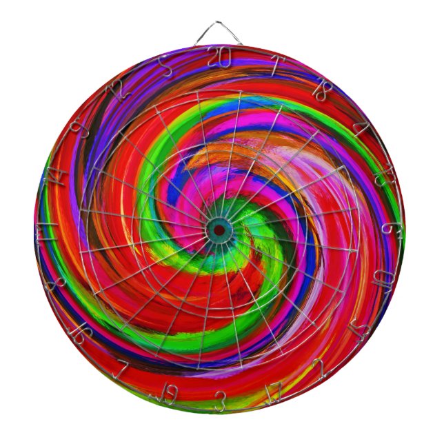 Abstract Art #12 Dartboard (Front)