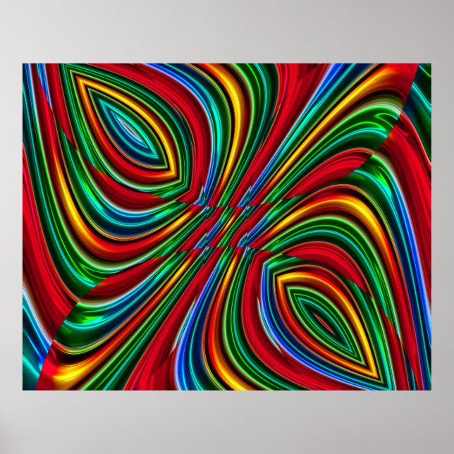 Abstract Art 133 Poster (Front)