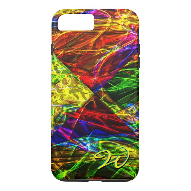 Abstract Art 143 iPhone 7 Case (Back)