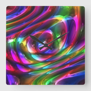 Abstract Art 14 Clock