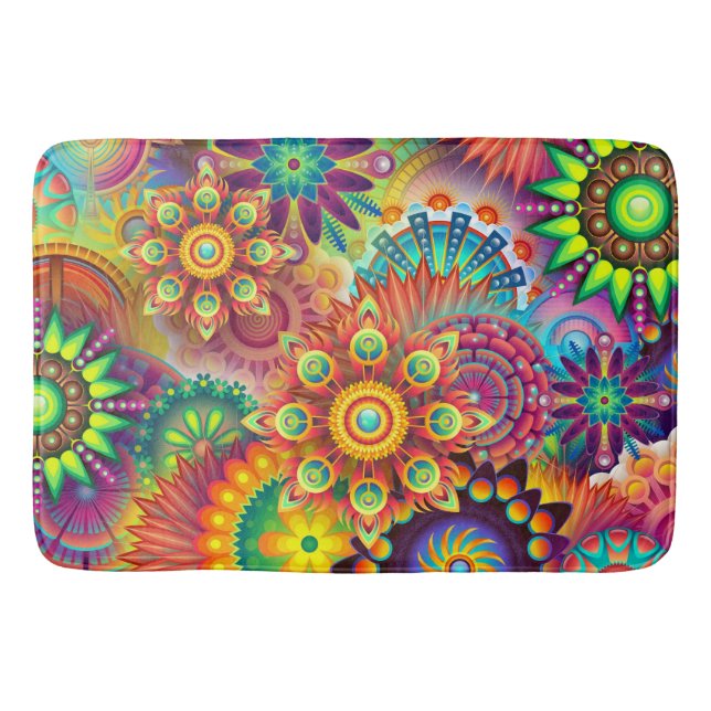 Abstract Art 163 Bath Mat (Front)