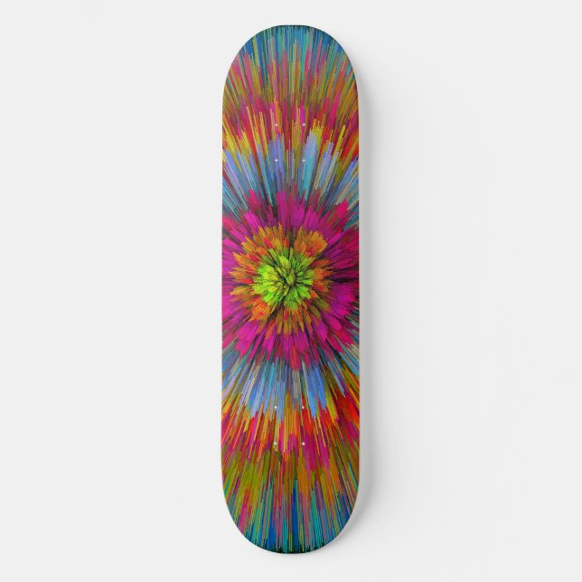 Abstract Art 167 Skateboard (Front)