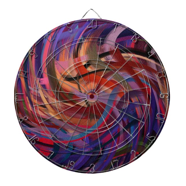 Abstract Art #19 Dartboard (Front)