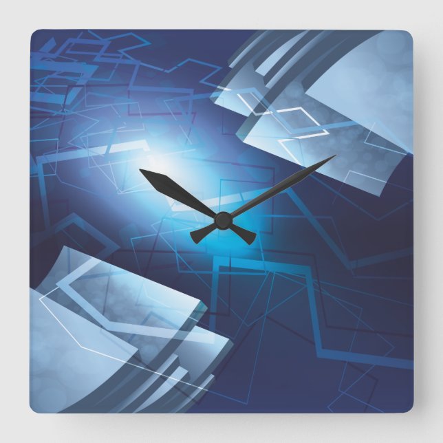 Abstract Art 1 Clock (Front)