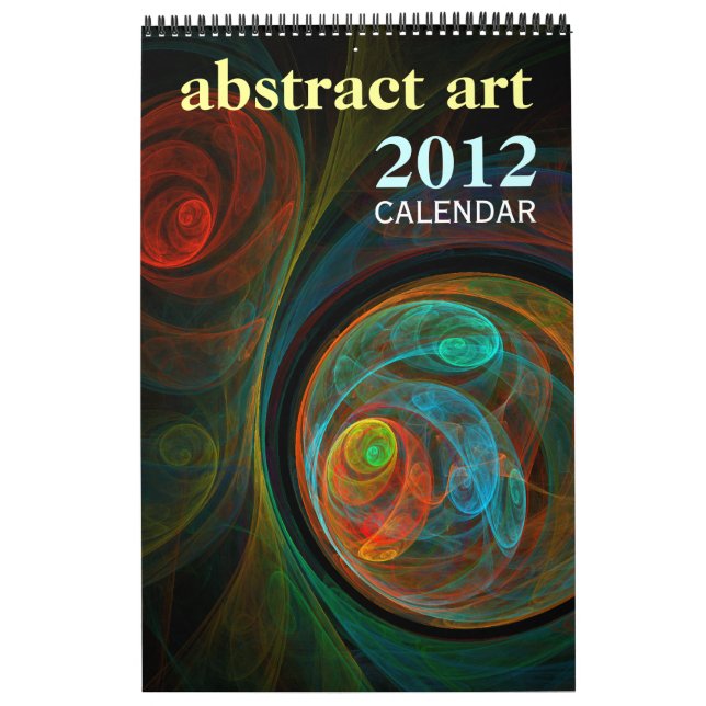 Abstract Art 2012 Fine Art Calendar (Standard) (Cover)