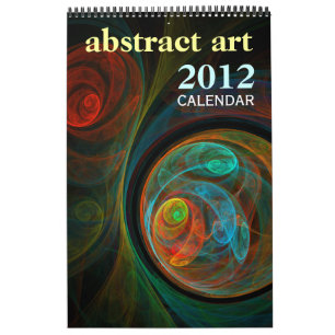 Abstract Art 2012 Fine Art Calendar (Standard)