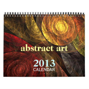 Abstract Art 2013 Fine Art Calendar (Medium)