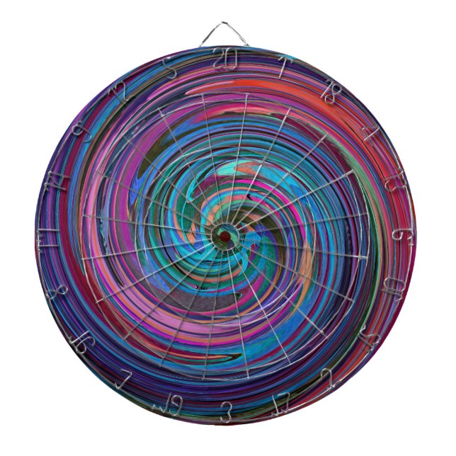 Abstract Art #20 Dartboard (Front)