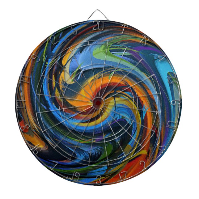 Abstract Art #31 Dartboard (Front)