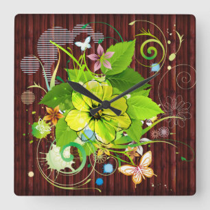 Abstract Art 36 Clock