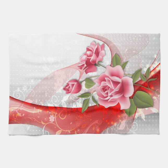 Abstract Art 37 Kitchen Towel (Horizontal)