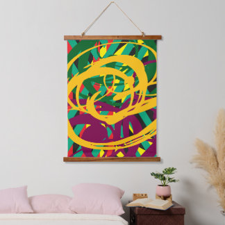 Abstract Art 3 Hanging Tapestry