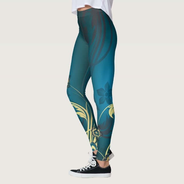 Abstract Art 43 Leggings (Left)
