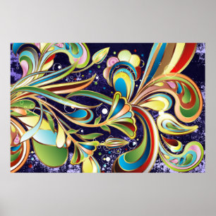 Abstract Art 64 Print Options