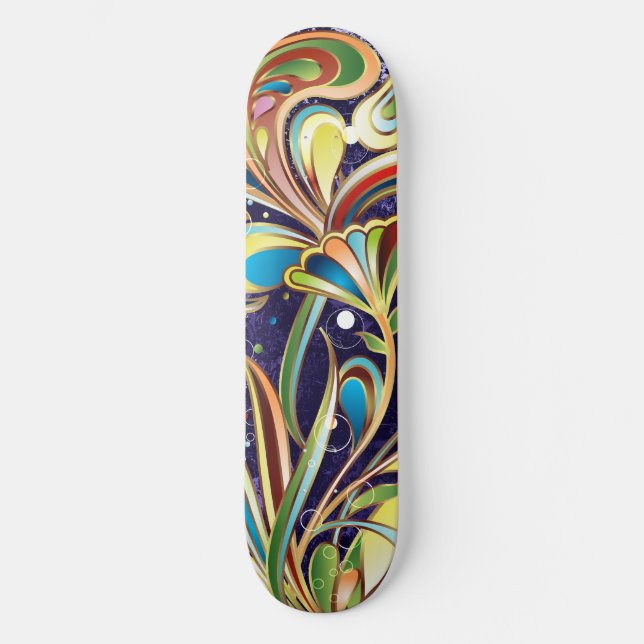 Abstract Art 64 Skateboards Options (Front)