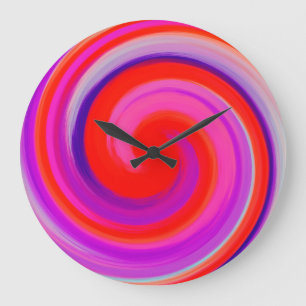Abstract Art #6 Large Clock