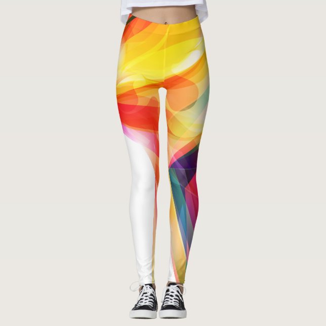 Abstract Art 7 Leggings (Front)