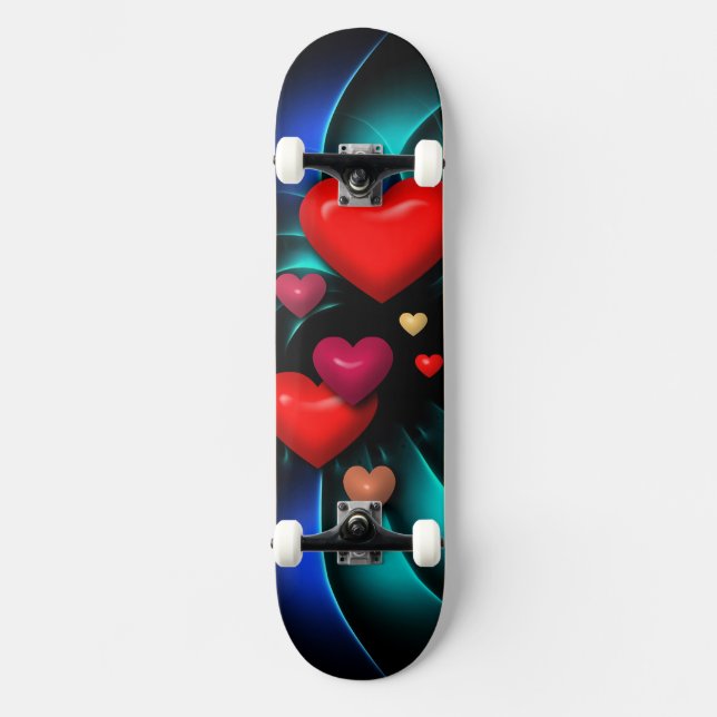 Abstract Art 96 Skateboard (Front)