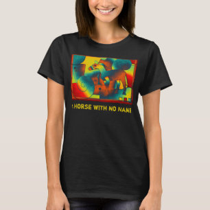 Abstract ART - A HORSE - blue red yellow T-Shirt