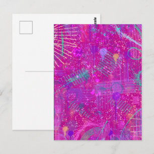 Abstract Art: A Real Personality Postcard