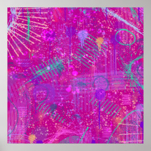Abstract Art: A Real Personality  Poster