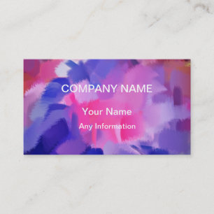Abstract Art Abstract Painting Business Card