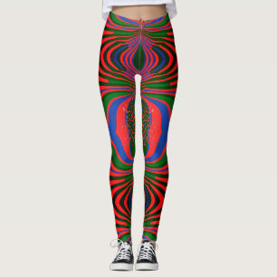 Abstract Art All-Over-Print Leggings