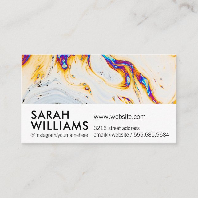 Abstract Art | Artista Business Card (Front)