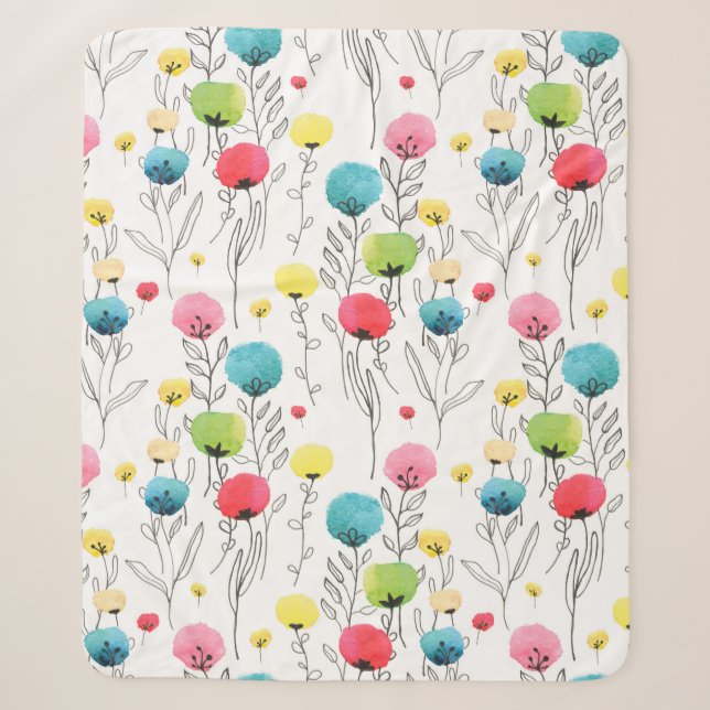 abstract, art, artistic, backdrop, background, bea sherpa blanket (Front)