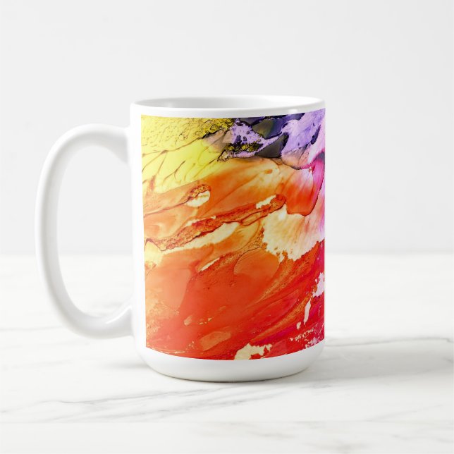 Abstract Art Background-47567 Coffee Mug (Left)