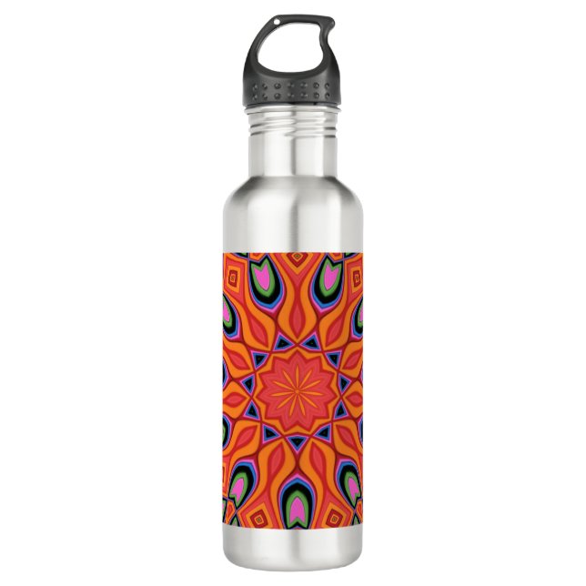 Abstract Art Background 710 Ml Water Bottle (Front)