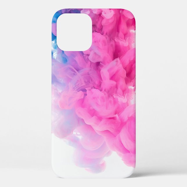 Abstract art background blue pink Case-Mate iPhone case (Back)