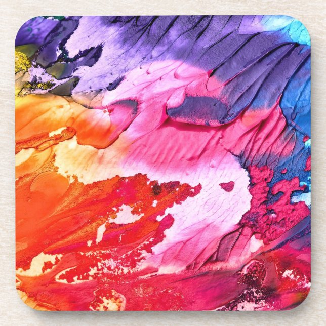 Abstract Art Background  Coaster (Front)