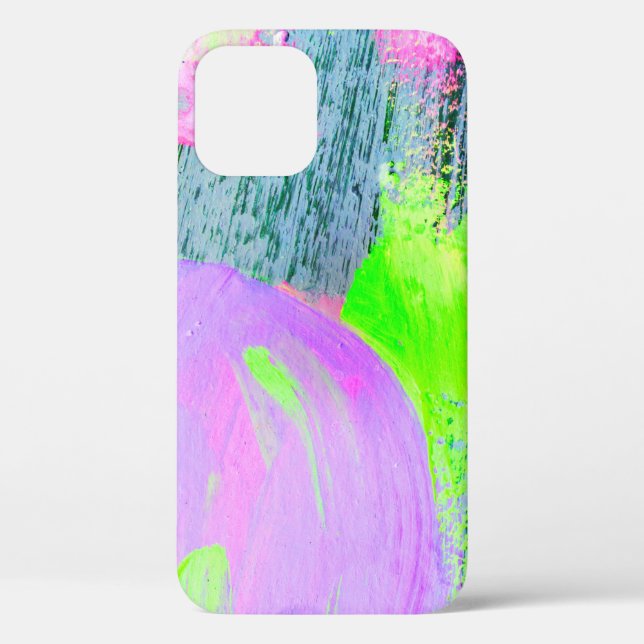 Abstract art background hand drawn acrylic paintin Case-Mate iPhone case (Back)