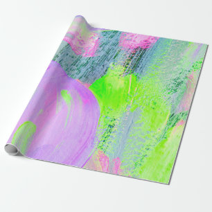Abstract art background hand drawn acrylic paintin wrapping paper
