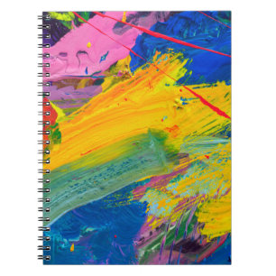 Abstract art background. Hand-painted background. Notebook