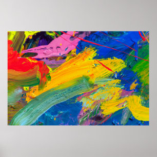 Abstract art background. Hand-painted background.  Poster
