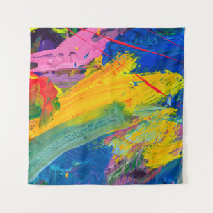 Abstract art background. Hand-painted background.  Tapestry