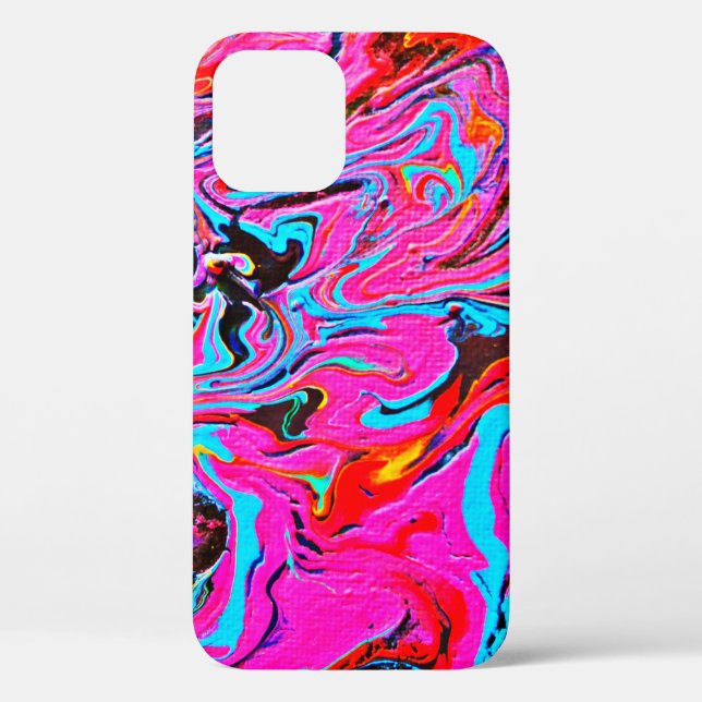  Abstract Art, Background, Hand Painting, Fluid Ar Case-Mate iPhone Case (Back)