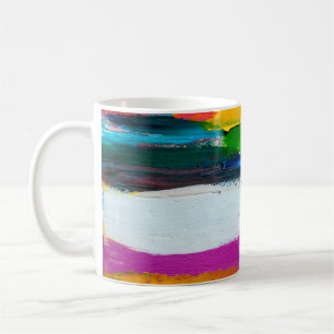Abstract art background. Modern art. Multicolored Coffee Mug