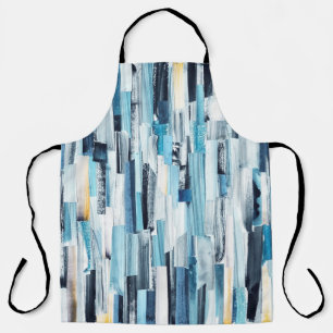 Abstract art background with multicolor stripes an apron
