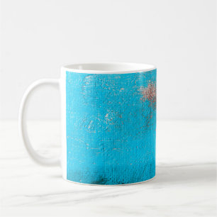 Abstract Art Backgroundart,paint,fine,blue,canvas, Coffee Mug