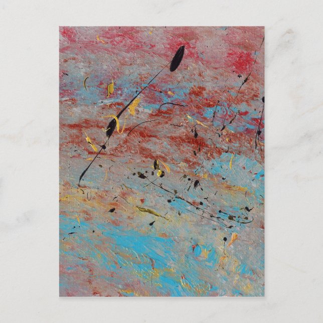 Abstract Art - Battlegrounds Postcard (Front)