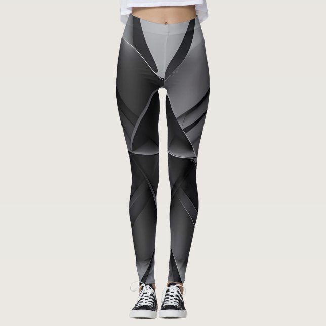 Abstract art beautiful Leggings (Front)