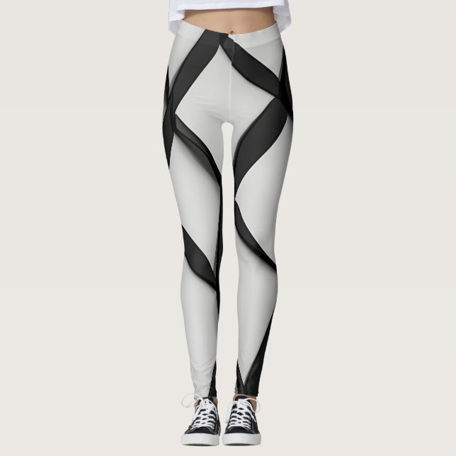 Abstract art beautiful Leggings (Front)