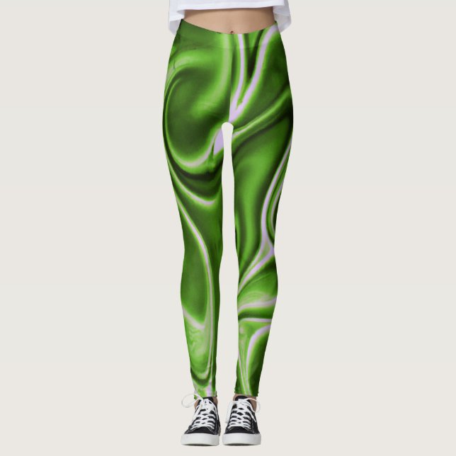 Abstract art beautiful Leggings (Front)
