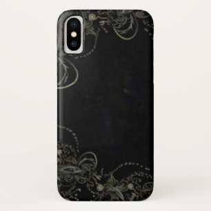Abstract Art Black  iPhone X Case